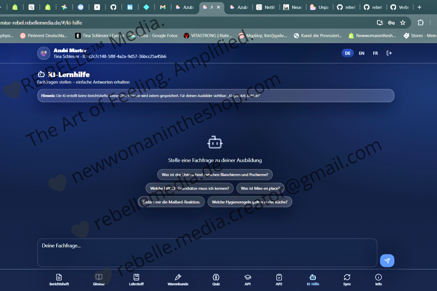 Info & Status – Übersicht